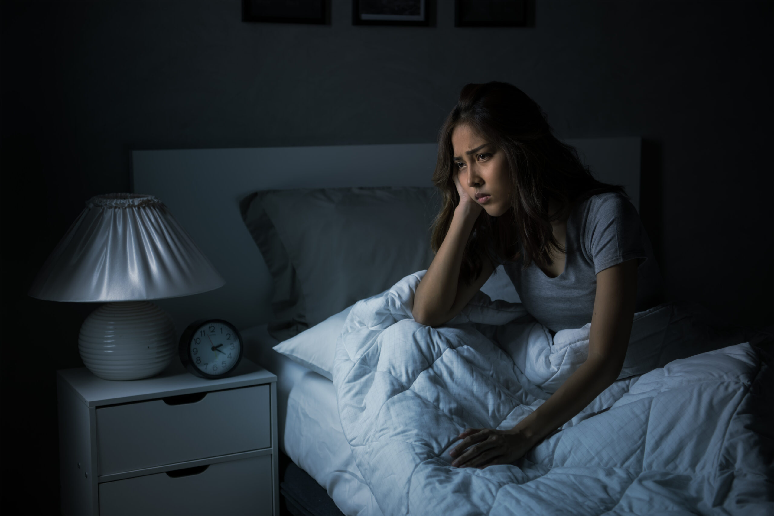 Types of sleep disorders illustrated — insomnia, sleep apnea, circadian rhythm disorder, parasomnia, and restless legs syndrome